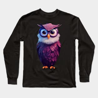 The Great Horn Owl Long Sleeve T-Shirt
